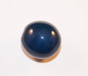 Blå, oval porslinskula-15 mm