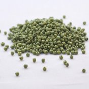 Seed Beads - 3 mm, mossgröna