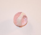 Rosa pärla med vit rand