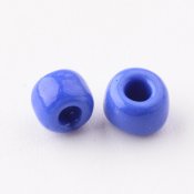 Seed Beads - 4 mm, kornblå