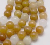 Ädelstenspärlor jade 8 mm