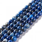 Halvädelstenspärlor lapis lazuli 6 mm