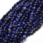 Halvädelstenspärlor nuggets lapiz lazuli