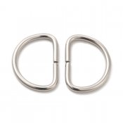 Rostfritt stål stainless steel d-ring 38x29 mm