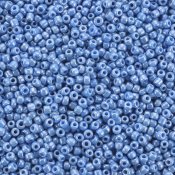 Seed beads 4 mm mellanblå