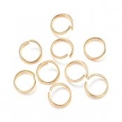 Rostfritt stål guld bindringar 10x1 mm