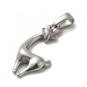 Rostfritt stål - berlock, ren