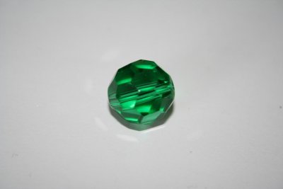 Kristallpärla, 16 mm-Mörkgrön