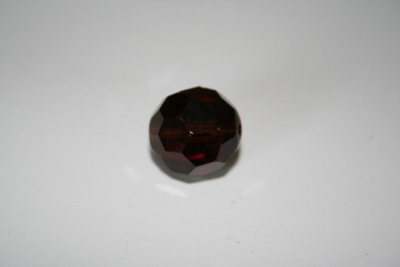 Kristallpärla, 16 mm-Vinröd