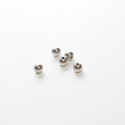 Rostfritt stål - pärlor med tyngd, 5 mm