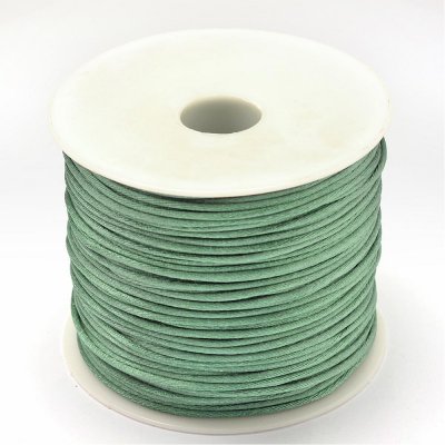 Smyckestråd nylon 2 mm havsgrön