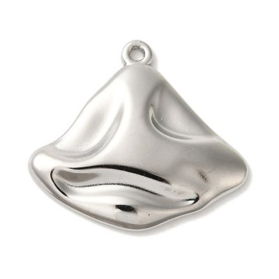 Rostfritt stål stainless steel hänge romb struktur